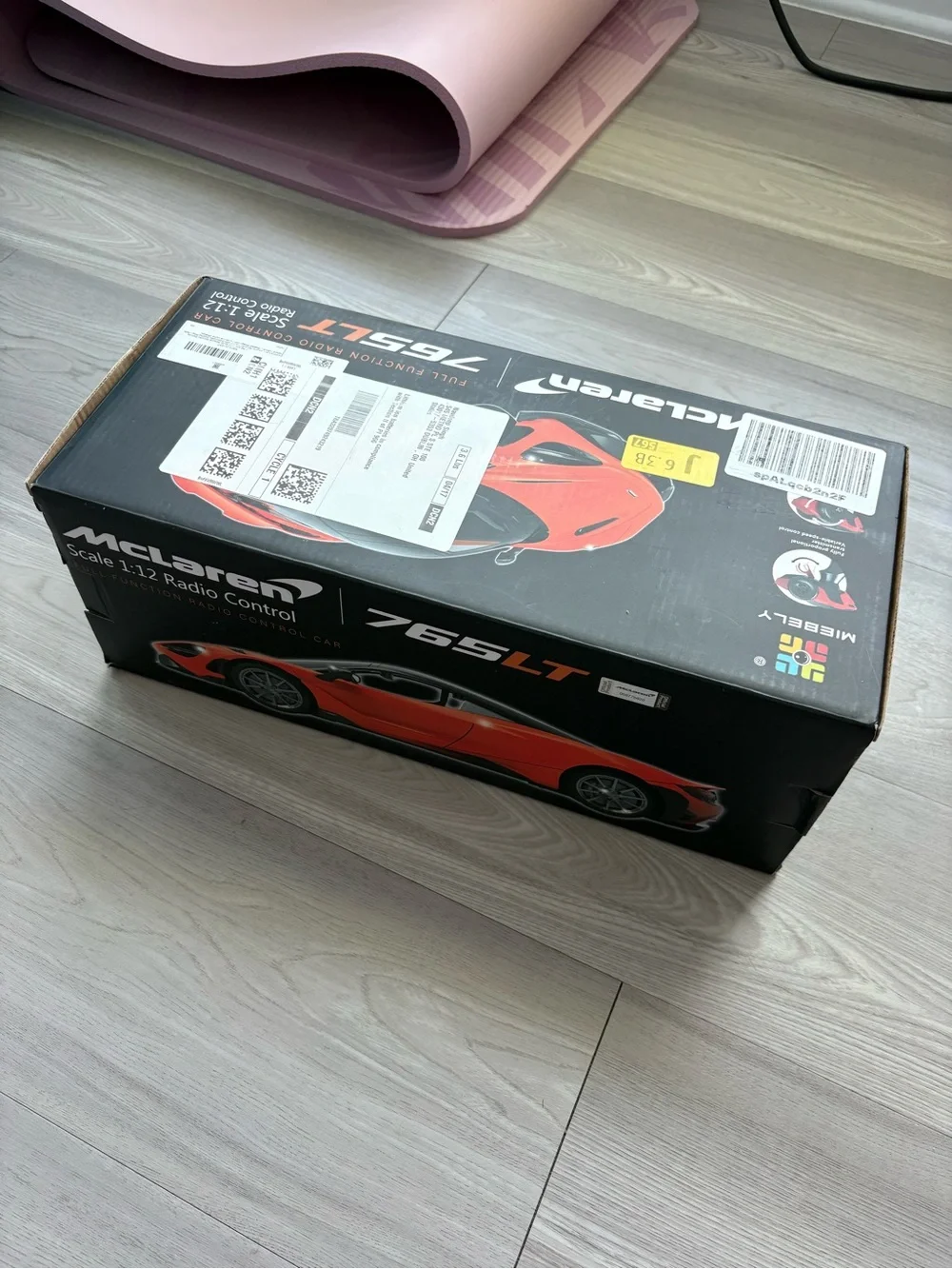 McLaren 765LT 1:12 Radio Control Car - Red